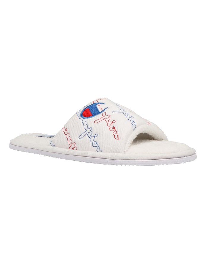 Champion Womens Slippers NZ - Hotel Slippers White ( 1489-WSGQO )